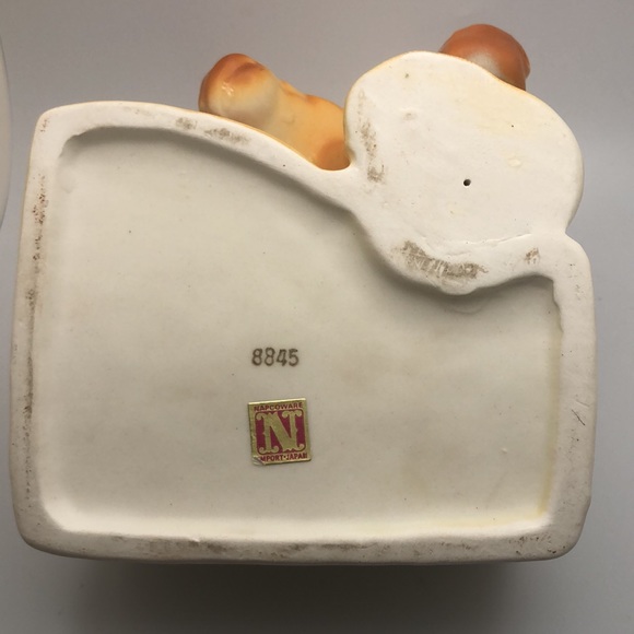 Vintage Equestrian Napco Porcelain Horse And Pawn Planter 5.25"H. Made in Japan - Picture 10 of 11